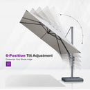 PURPLE LEAF UV Resistant Patio Umbrella Affordable Outdoor Umbrella with Base