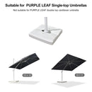 PURPLE LEAF OPEN BOX White Patio Cantilever Umbrella Base ZY02XBBS