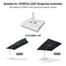 PURPLE LEAF OPEN BOX White Patio Cantilever Umbrella Base ZY02XBBS