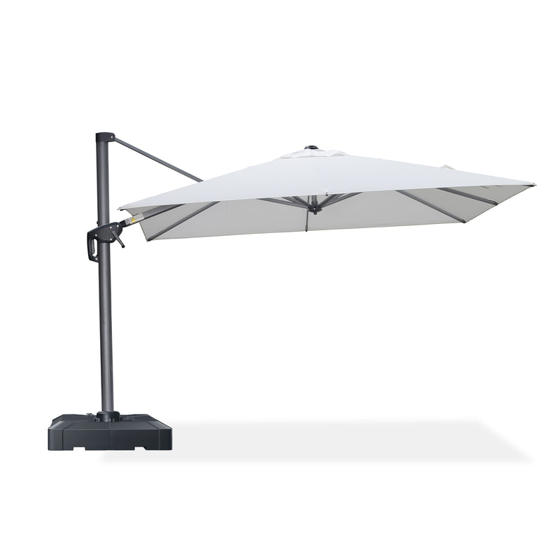 PURPLE LEAF 8 x 8 ft Swimming Pool Umbrella 7' High Outdoor Patio Cantilever Umbrella