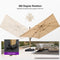 PURPLE LEAF Wood Grain Patio Umbrella with Base, Large Cantilever Umbrella for Garden