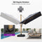 PURPLE LEAF Wood Grain Patio Umbrella with Base, Large Cantilever Umbrella for Garden