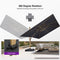 PURPLE LEAF Wood Grain Patio Umbrella with Base, Large Cantilever Umbrella for Garden