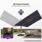 PURPLE LEAF Wood Grain Patio Umbrella with Base, Large Cantilever Umbrella for Garden