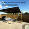 PURPLE LEAF Wood Grain Cantilever Patio Umbrella Aluminum Outdoor Umbrellas