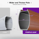 PURPLE LEAF SUNBRELLA Cantilever Umbrella Deluxe Wood Pattern Patio Umbrella
