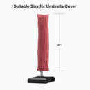 PURPLE LEAF Cantilever Umbrella Cover with Zipper Out Door Umbrella Patio Umbrella Cover