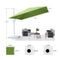 PURPLE LEAF Outdoor Patio Umbrella with Base, Best White Cantilever Umbrellas