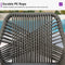 PURPLE LEAF Modern Bar Stools Set of 2, Aluminum Bar Stool with Cushion for Indoor and Outdoor, Kitchen Island