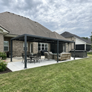PURPLE LEAF Caesar Outdoor Louvered Pergola Patio Sun Shade Shelter with Adjustable Hardtop Patio Pergola Grey
