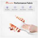 PURPLE LEAF Patio Sunbrella Bar Stools Set of 2  Rattan Bar Aluminum Bar Stool Outdoor Barstools with Back and Cushion for Garden Kitchen Island