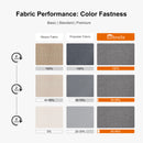 Clearance - PURPLE LEAF OPEN BOX SUNBRELLA Cantilever Umbrella Grey Aluminum Patio Umbrella