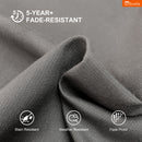 Clearance - PURPLE LEAF OPEN BOX SUNBRELLA Cantilever Umbrella Grey Aluminum Patio Umbrella