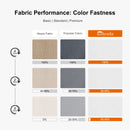 Clearance - PURPLE LEAF OPEN BOX SUNBRELLA Cantilever Umbrella Grey Aluminum Patio Umbrella