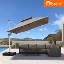 PURPLE LEAF Premium Patio Umbrella Classic SUNBRELLA Cantilever Umbrellas