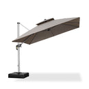 Clearance - PURPLE LEAF OPEN BOX Premium Patio Umbrella Classic SUNBRELLA Cantilever Umbrellas