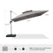 PURPLE LEAF Premium Patio Umbrella Classic SUNBRELLA Cantilever Umbrellas