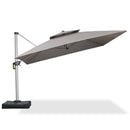 Clearance - PURPLE LEAF OPEN BOX Premium Patio Umbrella Classic SUNBRELLA Cantilever Umbrellas