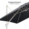 PURPLE LEAF Outdoor Patio Umbrella with Base, Best White Cantilever Umbrellas