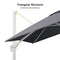 PURPLE LEAF Outdoor Patio Umbrella with Base, Best White Cantilever Umbrellas