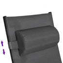 PURPLE LEAF Replacement Textilene Headrest Pillow for Chaise Lounge