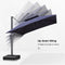 Clearance - PURPLE LEAF OPEN BOX Square Outdoor Cantilever Umbrella