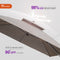 PURPLE LEAF Premium Patio Umbrella Classic SUNBRELLA Cantilever Umbrellas
