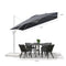 Clearance - PURPLE LEAF OPEN BOX White Outdoor Economical Patio Umbrellas