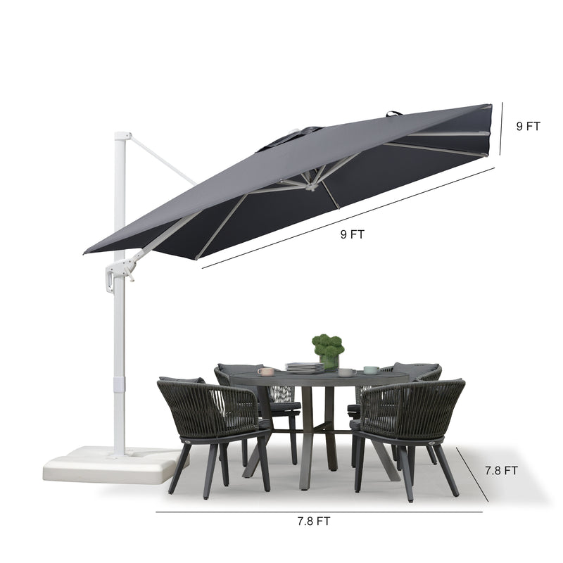 PURPLE LEAF White Outdoor Patio Umbrella Economical Large Patio Umbrellas