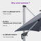 PURPLE LEAF Premium Patio Umbrella Classic SUNBRELLA Cantilever Umbrellas