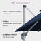 PURPLE LEAF Premium Patio Umbrella Classic SUNBRELLA Cantilever Umbrellas