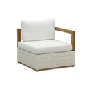 PURPLE LEAF Griffin White Patio Conversation Set Modular Sectional Sofa Components