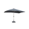 PURPLE LEAF Deluxe Aluminum Market Umbrella, Outdoor Table Umbrella for Patio, Porch