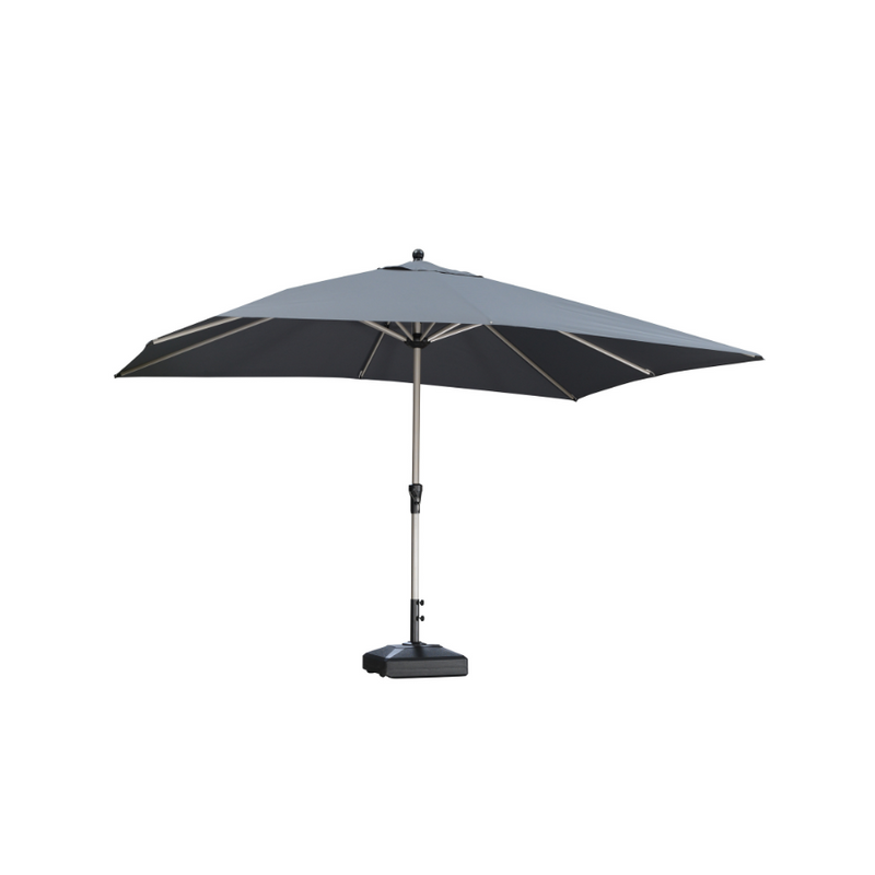 PURPLE LEAF Deluxe Aluminum Market Umbrella, Outdoor Table Umbrella for Patio, Porch