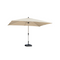 PURPLE LEAF Deluxe Aluminum Market Umbrella, Outdoor Table Umbrella for Patio, Porch