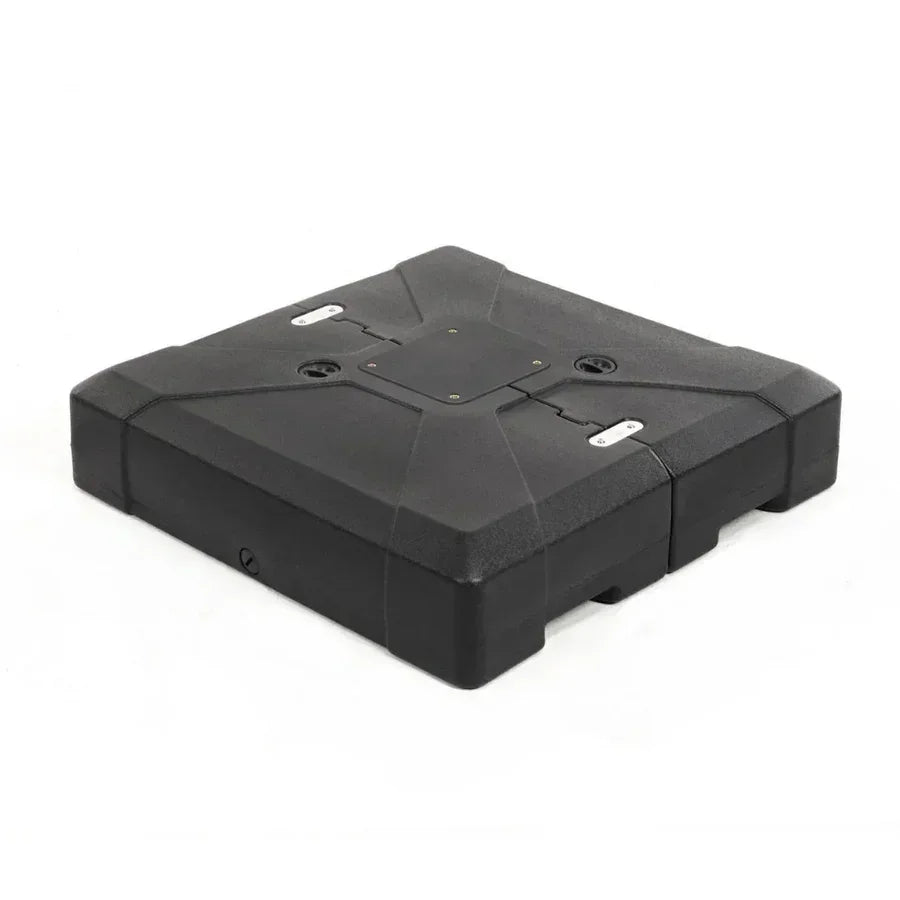 1 2 patio umbrella base Us Weight Half Round 20 lb resistant finish ensures lasting support JUSHUA 225 LBS Cantilever Patio