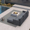 PURPLE LEAF Sanori  Patio Conversation Set with  Grey Ottoman and Cushion Patio Sofas Sectional Set for Poolside Graden