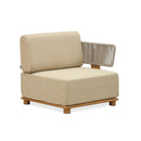 PURPLE LEAF Breck Patio Conversation Set Modular Sectional Sofa Components