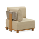 PURPLE LEAF Breck Patio Conversation Set Modular Sectional Sofa Components