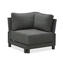 PURPLE LEAF Caesar Grey Patio Conversation Set Modular Sectional Sofa Components