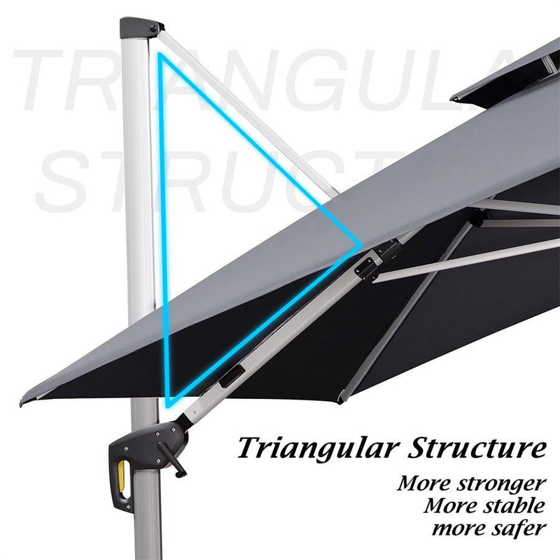 11 ft rectangular patio umbrella