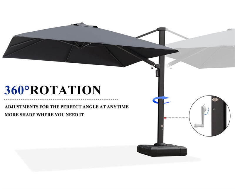 cantilever patio umbrella wind resistant