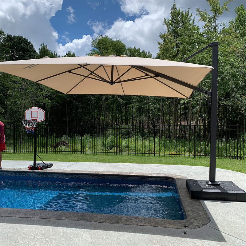 9 ft cantilever patio umbrella