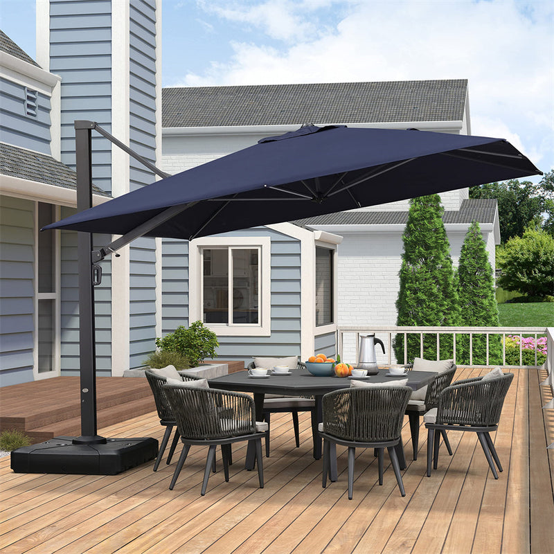 aluminum cantilever patio umbrella