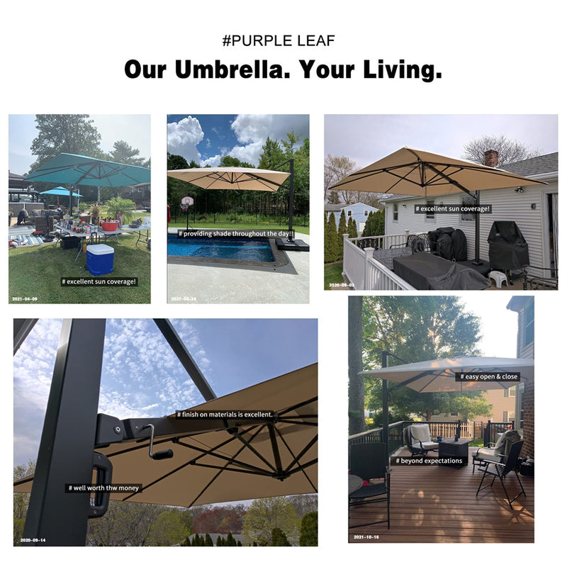 waterproof cantilever parasol