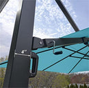 10 ft outdoor patio cantilever offset umbrella