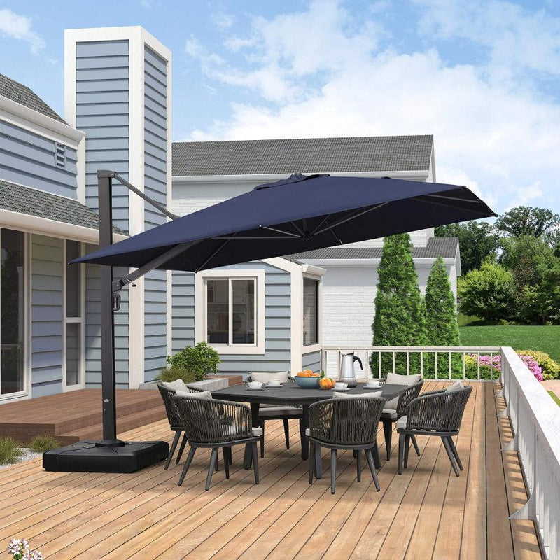 luxury cantilever garden parasols