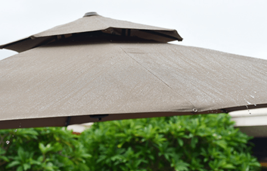 #45 days customize# Polyester Fabric for Square Cantilever Patio Umbrella