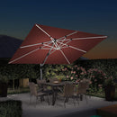 wind resistant cantilever patio umbrella