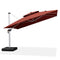 PURPLE LEAF Double Top 360 Degree Rotation 9 ft / 10 ft / 11 ft / 12 ft Square Patio Classic Umbrella
